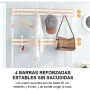 Практична етажерка за обувки с 5 рафта и закачалки 4073, снимка 4