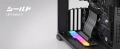 Брекет за вертикален монтаж на GPU EZDIY-FAB RGB PCIe 4.0 Riser Cable 90° White ARGB, снимка 10
