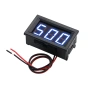 Дигитален AC волтметър за вграждане, 220V, син LED дисплей, монофазен/трифазен, точност ±1% 10358, снимка 1