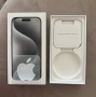 Кутия за iPhone 15 pro 128gb, White Titanium, снимка 1