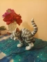 Порцеланова котка за декор, снимка 1