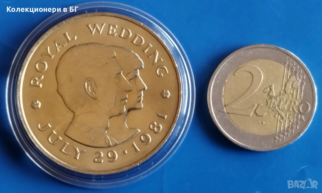 2 ПАУНДА 1981 ГОДИНА - ДЖЪРСИ, снимка 1