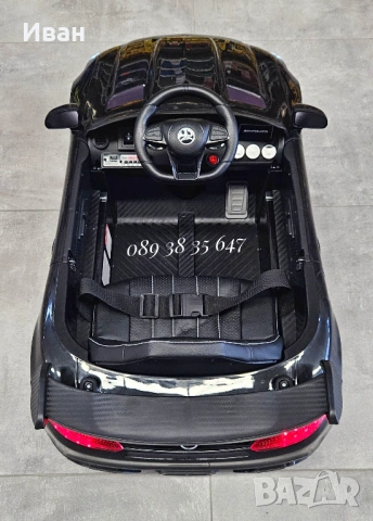 ТОП ЦЕНА!НОВО!Акумулаторна кола Mercedes GTR с МЕКИ ГУМИ,12V батерия,кожена седалка,дистанционно упр, снимка 9 - Детски велосипеди, триколки и коли - 54411072