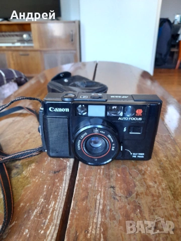 Фотоапарат Canon AF35M, снимка 2 - Антикварни и старинни предмети - 54368618