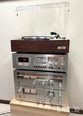 🔊Топ ретро аудио сет - система AKAI AM-2450, AT-2450L, GXC-740D, AP-206C 🔊, снимка 3 - Аудиосистеми - 54137962