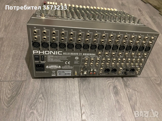 Аудио Миксер Пулт Phonic, снимка 2 - Ресийвъри, усилватели, смесителни пултове - 55057908