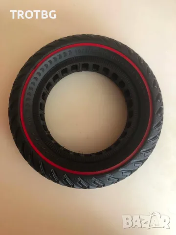 10×3.0 плътна гума с червен ринг за KuKirin G2 Max / KuGoo M4