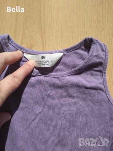 Летни рокли H&M 4-6 г , снимка 6 - Детски рокли и поли - 54793509