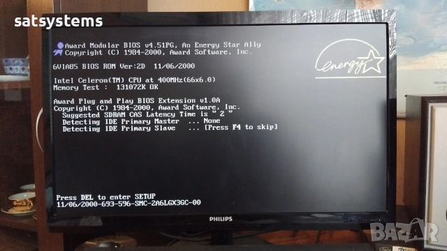 Дънна платка Acorp 6VIA/ZX85 VER:1.3 Socket 370 CPU+FAN+RAM, снимка 9 - Дънни платки - 54573702