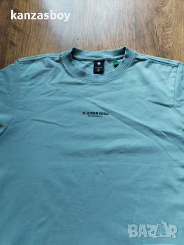 g-star center logo loose - страхотна мъжка тениска КАТО НОВА М, снимка 3 - Тениски - 54703520