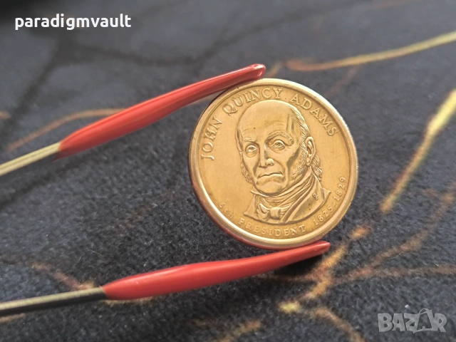 Монета - САЩ - 1 долар (Джон Адамс) UNC | 2007г.