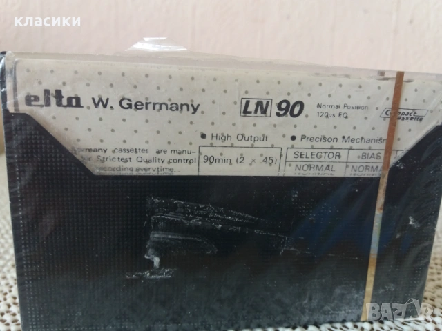 Нова касетка elta c 90., снимка 3 - Аудио касети - 54382286