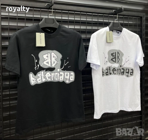 Balencaga Мъжки Тениски Различни Дизайни и Цветове 