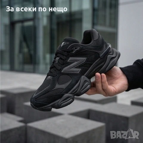 New Balance 9060 „Triple Black“ Мъжки Маратонки С Кутия👟Дамски Спортни Обувки Код S458, снимка 3 - Маратонки - 54842611