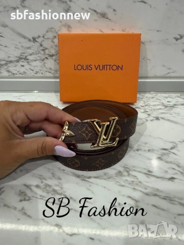Двулицев колан Louis Vuitton в кутия естествена кожа, снимка 2 - Колани - 54162834