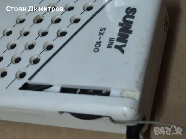 AM радиоприемник Sunny Japan SX-100, снимка 2 - Радиокасетофони, транзистори - 55509550