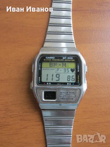 Casio BP-300 Blood Pressure Monitor Made in Japan Касио, снимка 2 - Мъжки - 55657361