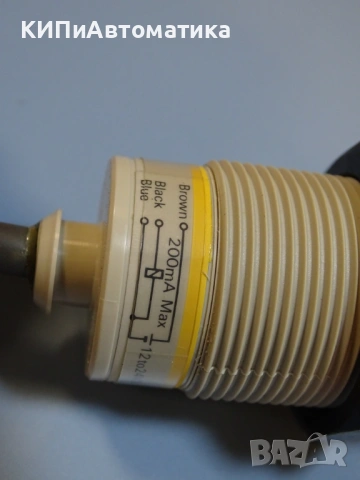 индуктивен датчик Omron E2F-X10F2 Proximity Switch 12-24VDC, снимка 3 - Резервни части за машини - 54525471