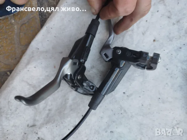 Хидравлични спирачки за велосипед колело Shimano deore bl m 595 свалени от 29 цола, задна за вгражда, снимка 2 - Части за велосипеди - 55464582