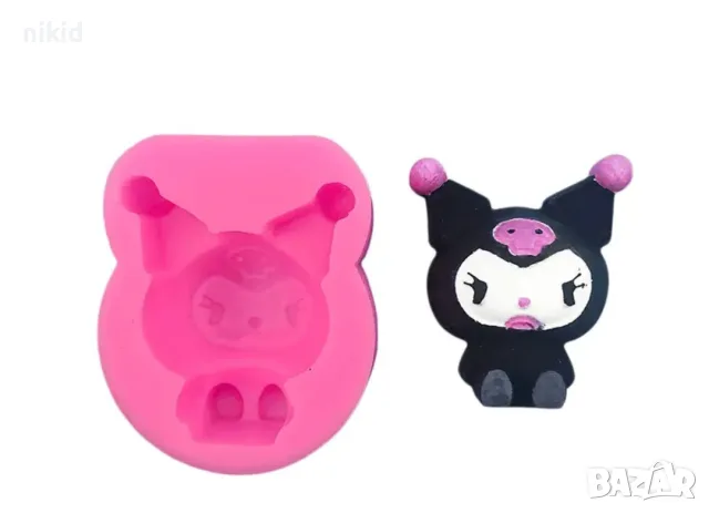 Санрио Kuromi Куроми sanrio силиконов молд форма фондан шоколад гипс сапун декор