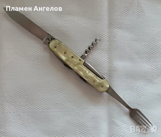 Ретро Соц Джобно ножче /ножка"Сърп и Чук" Велико Търново , снимка 4 - Колекции - 55387774