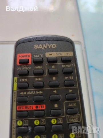 SANYO RB-MS1 Remote controller , снимка 3 - Дистанционни - 55247819