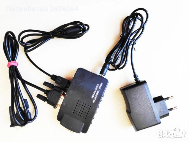 Конвертор висока резолюция VIDEO/VGA, снимка 2 - Друга електроника - 54111079