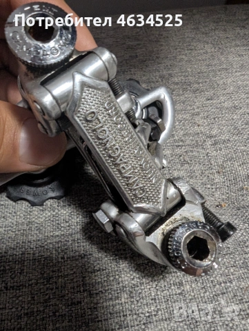 Ретро Шосеен Дерайльор Campagnolo Nuovo Record, снимка 3 - Части за велосипеди - 54999683