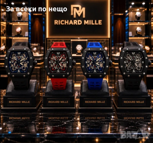 Richard Mille Мъжки Луксозен Часовник С Кварцов Механизъм - 2 Модела Код Gentlemen Legacy10