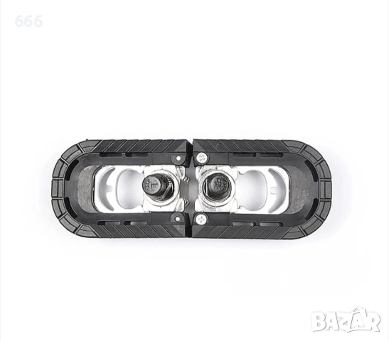 Сгъваеми велосипедни педали от алуминиева сплав, плосък дизайн, неплъзгащи се, черен цвят, , снимка 8 - Части за велосипеди - 54083764