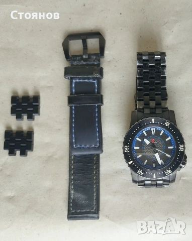 Водолазен часовник Steinhard TiefSee GMT 300 LIMITED 53/55, снимка 9 - Мъжки - 55237770