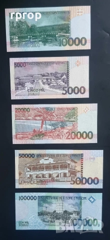Сао Томе и Принсипи - Африка. Лот. 5 бройки. 2013 г . UNC. , снимка 2 - Нумизматика и бонистика - 45696098