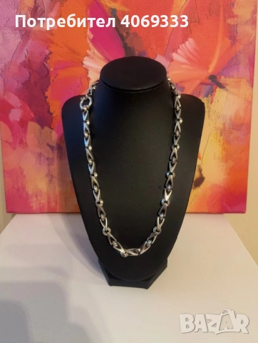 Сребърен синджир 925 92.5гр , снимка 2 - Колиета, медальони, синджири - 54371233