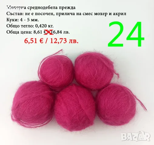 Евтини прежди в малки количества - нови и остатъци , снимка 18 - Други - 52029847