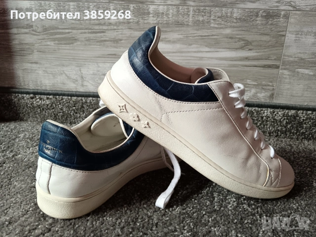 Оригинални Louis Vuitton Paris sneakers – естествена кожа , снимка 2 - Маратонки - 54439188