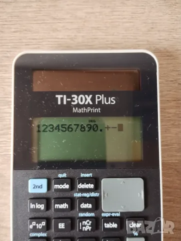 Texas Instruments TI-30X Plus MathPrint калкулатор, снимка 5 - Ученически пособия, канцеларски материали - 55578380