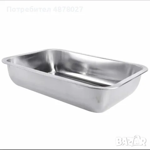 Дълбока тава от неръждаема стомана за печене на агнешко, снимка 2 - Съдове за готвене - 55480567