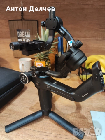 Гимбал Feiyutech Scorp Mini – състояние като нов, с чанта, снимка 2 - Чанти, стативи, аксесоари - 54939344