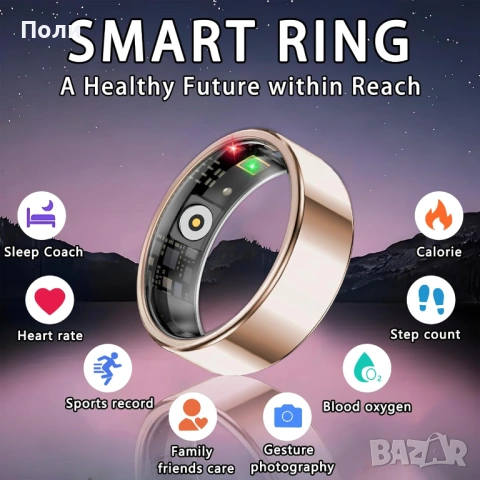Смарт Умен Пръстен Smart Ring, снимка 4 - Пръстени - 54339808