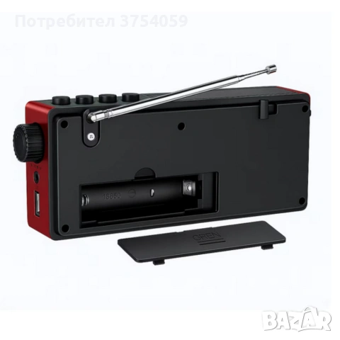 Радио със соларно зареждане JOC-6138REC-S с Bluetooth, мултифункционално и преносимо, снимка 6 - Радиокасетофони, транзистори - 55175287