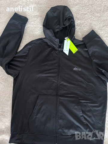 🧥 НОВО МЪЖКО СПОРТНО ЯКЕ / СУИТШЪРТ С ЦИП И КАЧУЛКА GEORGE ACTIVE – XXL, снимка 3 - Суичъри - 55260630