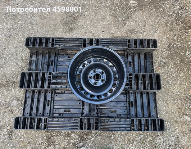 1бр.Оригинални железна джанта 16цола 5x112 ET42 за Vw,Skoda,Seat,Audi, снимка 6 - Гуми и джанти - 54917766