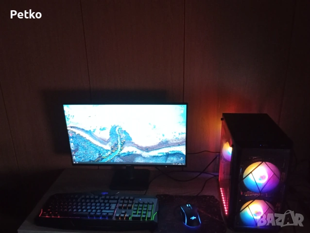 Геймърски компютър + 24” 120Hz монитор