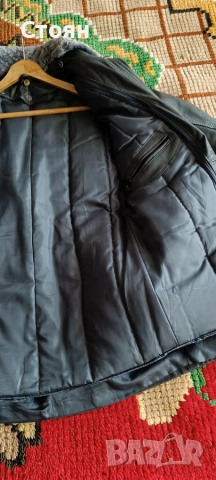 ШУБА С ПОДПЛАТА ОТ ЕСТЕСТВЕНА КОЖА, снимка 8 - Палта - 39009551