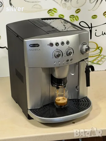 Кафемашина кафе автомат delonghi magnifica с гаранция, снимка 2 - Кафемашини - 55372245