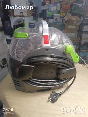 Перяща прахосмукачка BISSELL 15585 SpotClean Pet Pro Преносим, ​​Черен/Зелен, 750 W, 84 децибела , снимка 7 - Прахосмукачки - 54928438