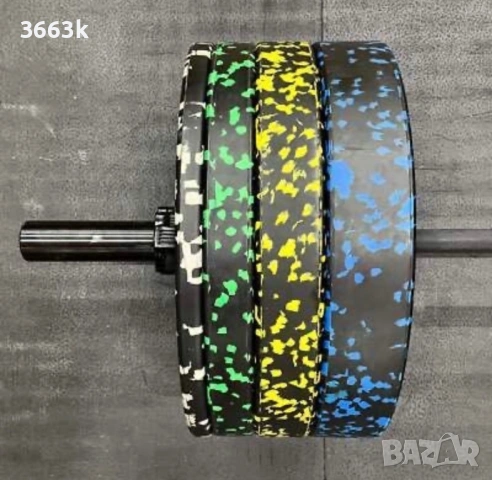 ТОП ЦЕНА! Олимпийски Дискове/ Тежести за Кросфит Ф50/ Bumper Plates 1st Quality , снимка 2 - Фитнес уреди - 54625599