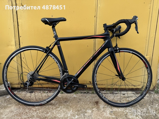 Карбонов шосеен велосипед Ridley Fenix 54 M Shimano 105 монтаж