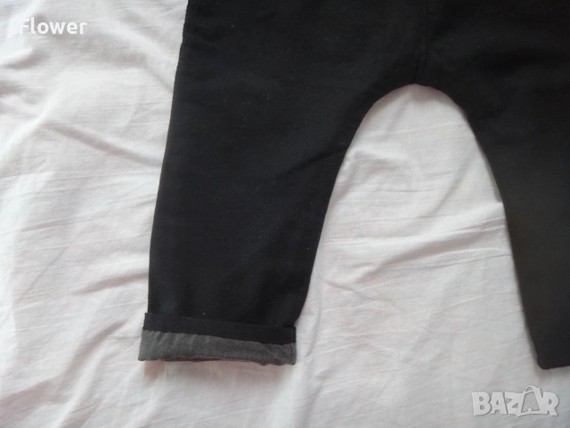 Детски/бебешки черен панталон за момче/момиче Zara, размер 92, за 2 годишно, снимка 8 - Панталони и долнища за бебе - 54618194