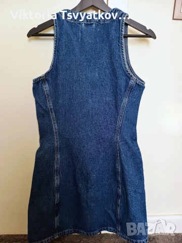 Дънкова рокля Calvin Klein Jeans J20J223431 – Размер S – Отлично състояние, снимка 6 - Рокли - 55280634
